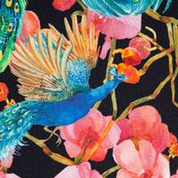 89139-Jersey-Stoff-Baumwolljersey-Digitaldruck-Pfau-Blueten-schwarz-bunt-1-45m-Breite-IMG-KW37-296.jpg Jersey Stoff Baumwolljersey Digitaldruck Pfau Blüten schwarz bunt 1,45m Breite Detailaufnahme