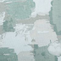 Jersey Stoff Bio Organic Abstract Painting Pinselstriche grün grau 1,45m Breite Detailaufnahme