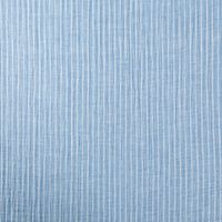 Musselin Stoff Double Gauze Yarn Dyed Streifen zweiseitig blau weiß 1,35m Breite