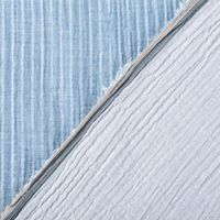 89149-Musselin-Stoff-Double-Gauze-Yarn-Dyed-Streifen-zweiseitig-blau-weiss-1-35m-Breite-IMG-KW37-253.jpg Musselin Stoff Double Gauze Yarn Dyed Streifen zweiseitig blau weiß 1,35m Breite Vorder- und Rückseite