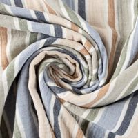 89152-Musselin-Stoff-Double-Gauze-Yarn-Dyed-Streifen-zweiseitig-weiss-blau-gruen-1-35m-Breite-IMG-KW37-268.jpg Musselin Stoff Double Gauze Yarn Dyed Streifen zweiseitig weiß blau grün 1,35m Breite gedreht