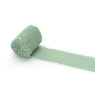 Duftiges Chiffonband in Pistaziengrün 4x500cm im 3er Pack