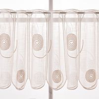 89170-Scheibengardinen-Meterware-naehfrei-Spiralen-weiss-beige-45cm-Hoehe-89170-003.jpg Scheibengardinen Meterware nähfrei Spiralen weiß beige 45cm Höhe