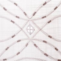 89174-Scheibengardinen-Meterware-naehfrei-Stickerei-Bogen-weiss-taupe-60cm-Hoehe-89174-007.jpg Scheibengardinen Meterware nähfrei Stickerei Bogen weiß taupe 60cm Höhe Detail Motiv