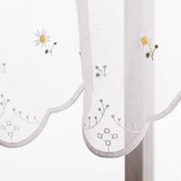 89175-Scheibengardinen-Meterware-naehfrei-Stickerei-Gaensebluemchen-weiss-gelb-45cm-Hoehe-89175-005.jpg Scheibengardinen Meterware nähfrei Stickerei Gänseblümchen weiß gelb 45cm Höhe