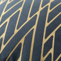 89187-Kissen-Houston-in-Blau-mit-Metallic-Effekten-in-Gold-40x40cm-89187-005.jpg Kissen Houston in Blau mit Metallic-Effekten in Gold 40x40cm Detail Muster