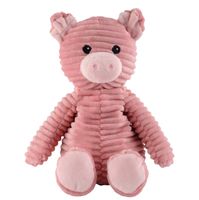 Warmies® Schweinchen Cordoptik mit 100% Hirse-Lavendelfüllung rosa