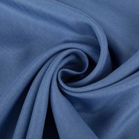 Viskose Stoff Futterstoff Neva Viscon Meterware uni blau 1,40m Breite