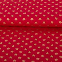 89266-Baumwollstoff-Webware-Weihnachten-Sterne-rot-goldfarbig-1-45m-Breite-IMG-9053.jpg Baumwollstoff Webware Weihnachten Sterne rot goldfarbig 1,45m Breite