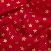 89266-Baumwollstoff-Webware-Weihnachten-Sterne-rot-goldfarbig-1-45m-Breite-IMG-9057.jpg Baumwollstoff Webware Weihnachten Sterne rot goldfarbig 1,45m Breite