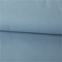 Sweatstoff Meterware Bio Soft Sweat dünn uni rauch blau 1,5m Breite