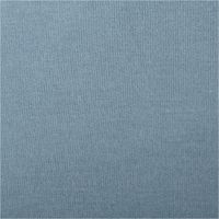 Sweatstoff Meterware Bio Soft Sweat dünn uni rauch blau 1,5m Breite