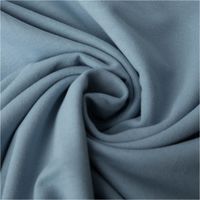 Sweatstoff Meterware Bio Soft Sweat dünn uni rauch blau 1,5m Breite