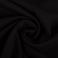 Viskose Romanit Jersey Punta Royal einfarbig schwarz 1,5m Breite