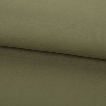 Viskose Romanit Jersey Punta Royal einfarbig khaki grün 1,5m Breite