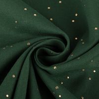Canvas Stoff Dekostoff Baumwolle Pimiz Goldpunkte dunkelgrün 1,45m Breite