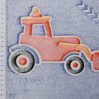 89304-Fleece-Stoff-Wellnessfleece-Glow-in-the-Dark-Baufahrzeuge-Traktor-blau-1-65m-Breite-IMG-7188.jpg Fleece Stoff Wellnessfleece Glow in the Dark Baufahrzeuge Traktor blau 1,65m Breite