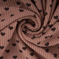 89309-Cord-Stoff-Ribcord-Baby-Stretch-Mini-Herzen-altrosa-braun-1-5m-Breite-IMG-7170.jpg Cord Stoff Ribcord Baby Stretch Mini Herzen altrosa braun 1,5m Breite
