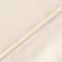 Gardinenstoff mit Bleiband Soft halbtransparent knitterarm creme 300cm Ansicht Bleiband