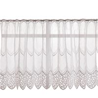 89394-Scheibengardinen-Meterware-naehfrei-Stickerei-Boegen-weiss-45cm-Hoehe-89394-002.jpg Scheibengardinen Meterware nähfrei Stickerei Bögen weiß 45cm Höhe