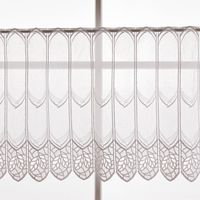 89394-Scheibengardinen-Meterware-naehfrei-Stickerei-Boegen-weiss-45cm-Hoehe-89394-006.jpg Scheibengardinen Meterware nähfrei Stickerei Bögen weiß 45cm Höhe