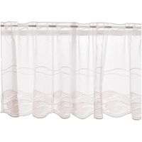 89396-Scheibengardinen-Meterware-naehfrei-Stickerei-modern-weiss-natur-rosa-45cm-Hoehe-89396-02.jpg Scheibengardinen Meterware nähfrei Stickerei modern weiß natur rosa 45cm Höhe