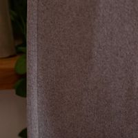 Thermovorhang Morey mit Ösen uni hellgrau 140x260cm Saum