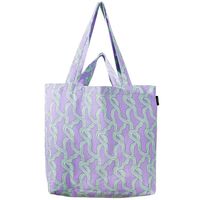 Stylischer Canvas-Shopper Baumwolltasche Myzel Flieder 38x40cm von Rico Design
