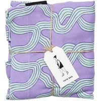 Canvas-Shopper Baumwolltasche Myzel Flieder 38x40cm von Rico Design verpackt