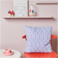 Kissen aus Canvas Stoff Baumwollstoff Myzel Flieder von Rico Design 50x140cm