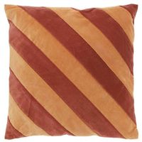 89498-Kissen-Stripe-Querstreifen-Samt-redwood-sandwood-45x45cm-Screenshot-2024-10-13-190529.jpg Kissen Stripe aus Samtstoffen in Redwood und Sandwood in der Größe 45x45cm