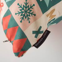 Kissenhülle HoHoHo! von SCHÖNER LEBEN. Detail Label