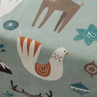 Tischdecke Scandi Christmas hellblau von SCHÖNER LEBEN. Detail Motiv
