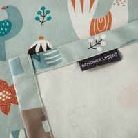 Tischdecke Scandi Christmas hellblau von SCHÖNER LEBEN. Saum und Label