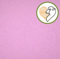 Walkloden Mantelstoff Wollstoff aus reiner Schurwolle fliederrosa 1,44m Breite mit Icon Sheep Friendly
