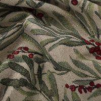 89600-Gobelin-Dekostoff-Mistelzweige-mit-Beeren-und-goldfarbigen-Lurexeffekten-beige-rot-gruen-1-40m-Breite-IMG-9278.jpg Gobelin Dekostoff Mistelzweige mit Beeren und goldfarbigen Lurexeffekten beige rot grün 1,40m Breite