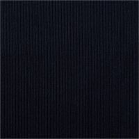 Jersey Stoff Rippjersey Feinstrick einfarbig dunkelblau 1,45m Breite