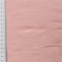 Jersey Stoff Rippjersey Feinstrick einfarbig hellrosa 1,45m Breite mit Maßband