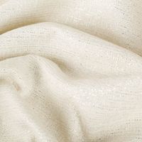 Jacquard Stoff Silver Glam Metallic-Effekte weiß silber 2,80m Breite