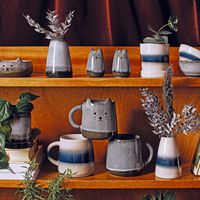 Salz und Pfeffer Streuer Set Katzen grau 7x5cm von Sass & Belle und andere schöne Katzenaccessoires aus der Serie