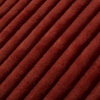Wellness Fleecestoff Cordoptik breite Rippen einfarbig rot 1,5m Breite