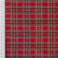 89640-Jacquard-Stoff-Dekostoff-Vichy-Karo-rot-gruen-2-80m-Breite-IMG-KW48-226.jpg Jacquard Stoff Dekostoff Vichy Karo rot grün 2,80m Breite mit Maßband