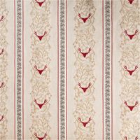 89675-Vorhangstoff-Dekostoff-Pedro-Hirschkopf-Ornamente-Streifen-Leinenoptik-natur-rot-1-6m-Breite-89675-002.jpg Vorhangstoff Dekostoff Pedro Hirschkopf Ornamente Streifen Leinenoptik natur rot 1,6m Breite