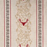 89675-Vorhangstoff-Dekostoff-Pedro-Hirschkopf-Ornamente-Streifen-Leinenoptik-natur-rot-1-6m-Breite-89675-003.jpg Vorhangstoff Dekostoff Pedro Hirschkopf Ornamente Streifen Leinenoptik natur rot 1,6m Breite