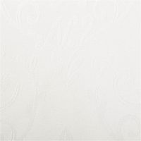 Jacquard Stoff Dekostoff Triest Ornamente weiß 1,4m Breite