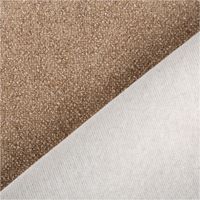 Boucle Polsterstoff mit Fleckschutz Petproof Doha hellbraun meliert 1,45m Breite, mit Rückseite