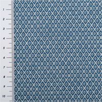 89766-Dekostoff-Dobby-Diamond-Mini-Rauten-blau-ecru-1-40m-Breite-IMG-1048.jpg Dekostoff Dobby Diamond Mini Rauten blau ecru 1,40m Breite, mit Maßband