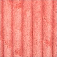 89770-Wellness-Fleecestoff-Cordoptik-breite-Rippen-einfarbig-rosa-1-5m-Breite-IMG-9693.jpg Rosafarbener Wellness-Fleecestoff mit 1,50m Breite in trendiger Cordoptik. Die besonders breiten Rippen verleihen dem einfarbigen Stoff eine moderne Struktur und eine extrem weiche, flauschige Oberfläche für gemütliche Nähprojekte - Nahaufnahme