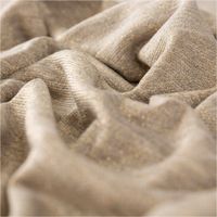 Viskose Stoff Lurex Jersey natur gold 1,60m Breite