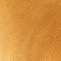 Zugluftstopper Thermo mit Struktur uni Senfgelb in verschiedenen Größen von SCHÖNER LEBEN. Detail Stoff
